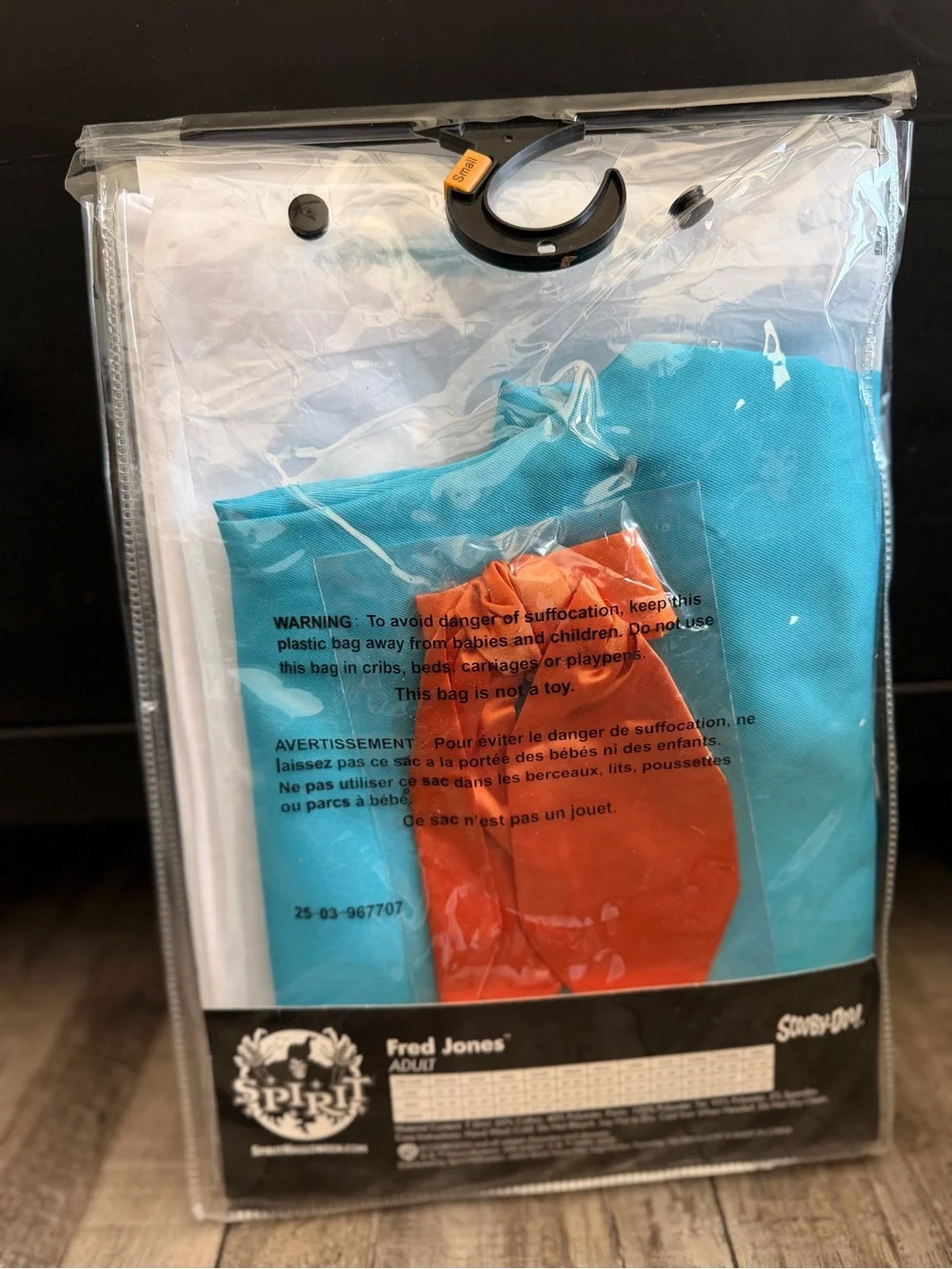 🧡 NWT Scooby-Doo Fred Jones Costume. Size Men’s Small